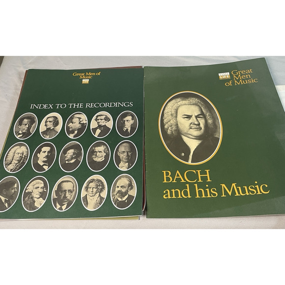 Johann Sebastian Bach Great Men Of Music Time Life Music 4 Vinyl LP Set + Book - Picture 2 of 9